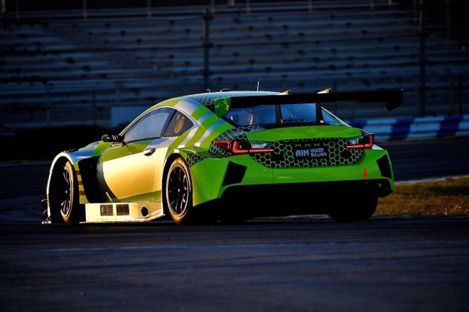 デイトナで行われたタイヤテスト、ミシュラン・トラック・デーに参加したAVSのレクサスRC F GT3