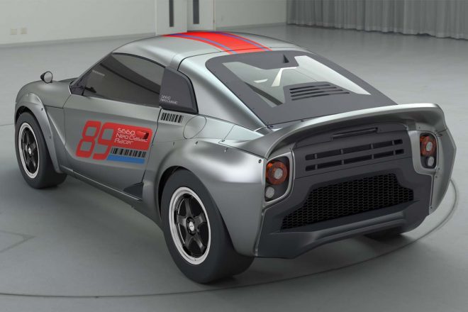 S660 Neo Classicをベースに、レーシーなスタイルに仕上げられたモデューロ ネオクラシック レーサー