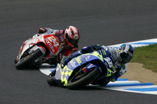 2004年は250ccクラスルーキーながらタイトルを獲得した