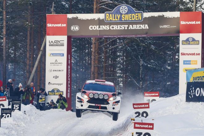 勝田貴元は2018年第2戦スウェーデンで日本人初のWRC2優勝を飾った