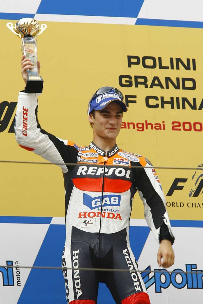 ペドロサのMotoGPクラス初勝利は、第4戦中国GPだった