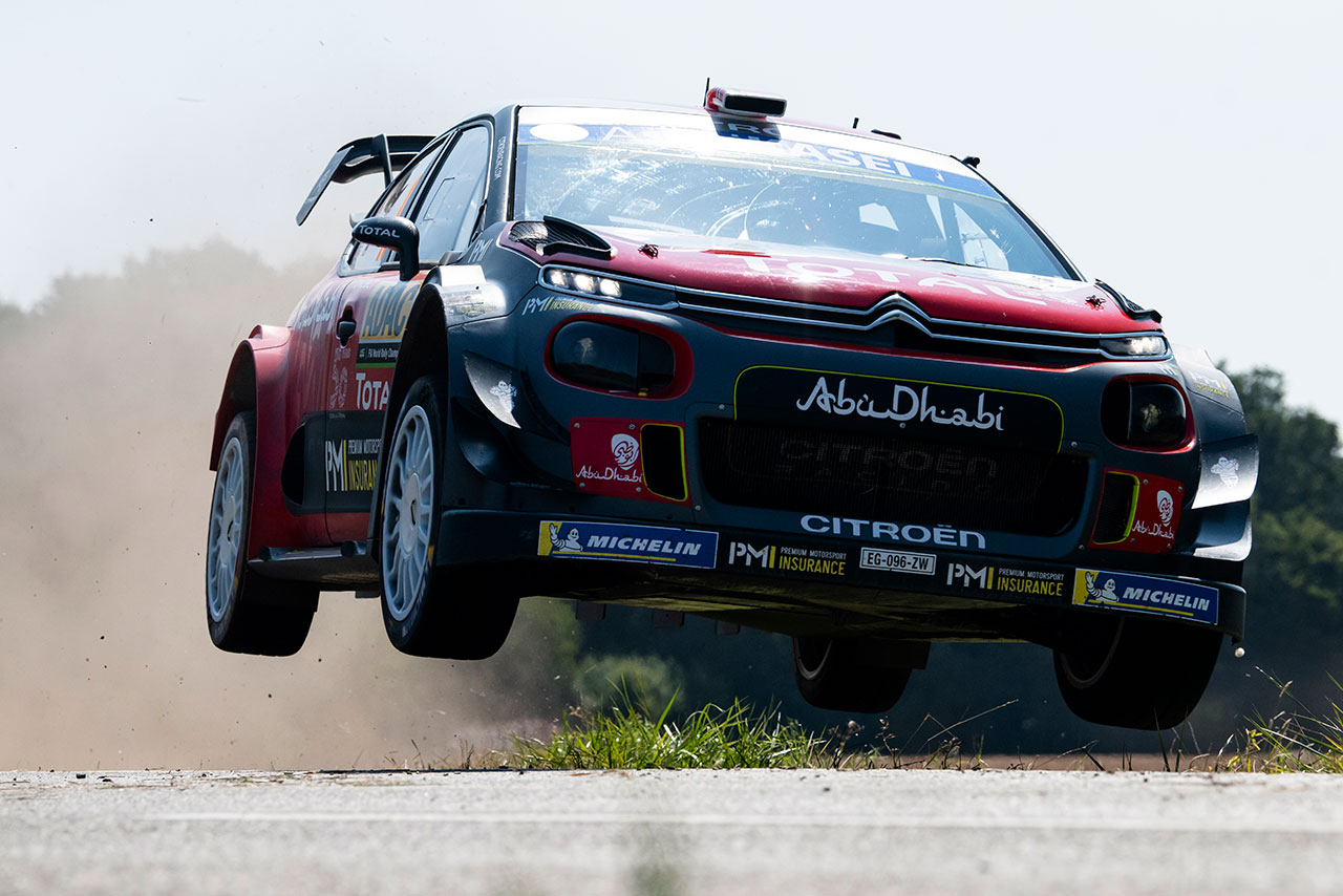 2019年、シトロエンC3 WRCから『アブダビ』のロゴがなくなり、カラーリングも刷新される