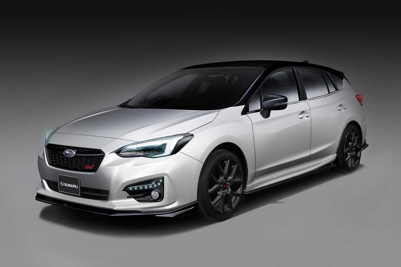 東京オートサロン2019に出展されるスバル・インプレッサSTIコンセプト
