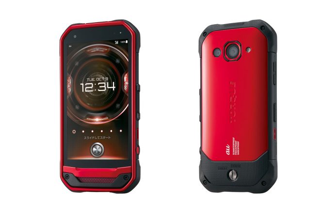 京セラがチームに提供する高耐久スマートフォン『TORQUE G03』