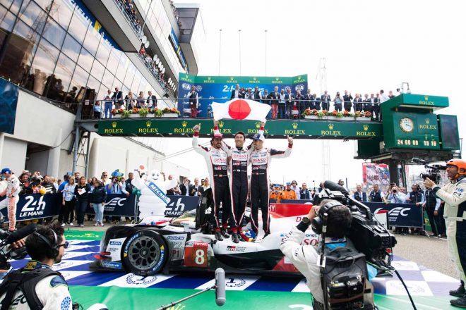 2018年、悲願のル・マン制覇を果たしたトヨタ