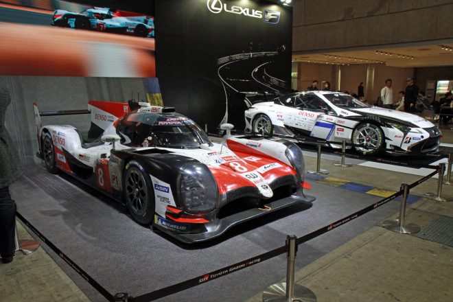 ルマン24時間レースで優勝したトヨタのTS050 HYBRID