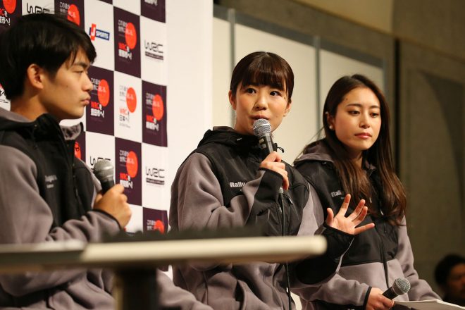 2018年にコドライバーデビューを飾った梅本さん