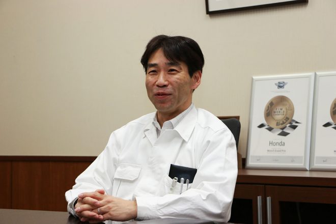 ホンダの二輪レース部門を統括する桒田哲宏氏