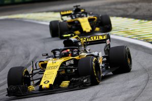 2018年F1第20戦ブラジルGP カルロス・サインツJr.、ニコ・ヒュルケンベルグ(ルノー)