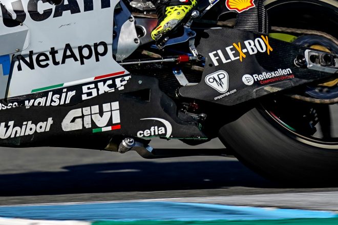 トルクロッドを使用したドゥカティの“平行四辺形状のリヤ”