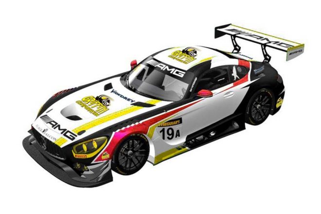 グリフィス・コープ。チーム・ナインティーン・ブラックファルコンの19号車メルセデスAMG GT3