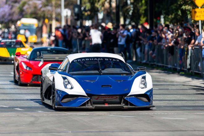 アデレート・モータースポーツ・フェスティバルに登場したブラバムBT62