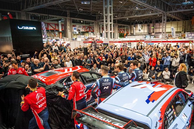 オートスポーツ・インターナショナルで行われたWRCキックオフイベント