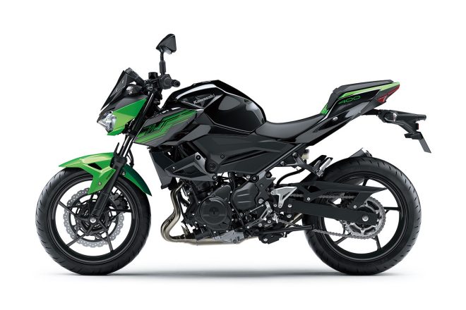 カワサキZ400 キャンディライムグリーン×メタリックスパークブラック