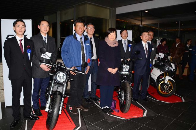 GPXタイ、GPXジャパンの関係者とともに、後援を務めるタイ大使館 商務参事官事務所の商務行使も出席