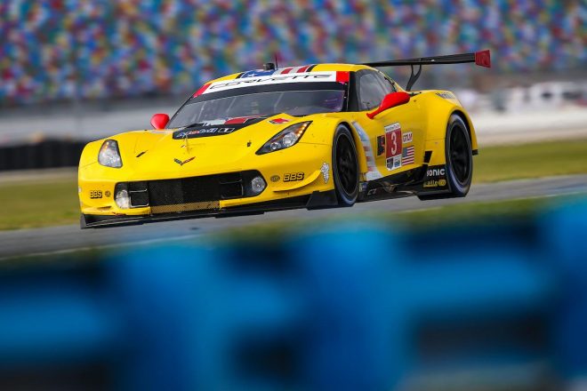 GTLMクラス2番手につけた3号車シボレー・コルベットC7.Rはヤン・マグヌッセンが予選を担当した