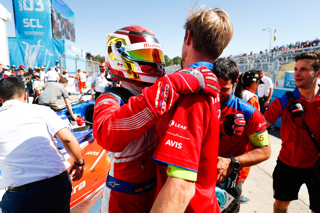 フォーミュラE初の表彰台を獲得したパスカル・ウェーレイン（マヒンドラ・レーシング）