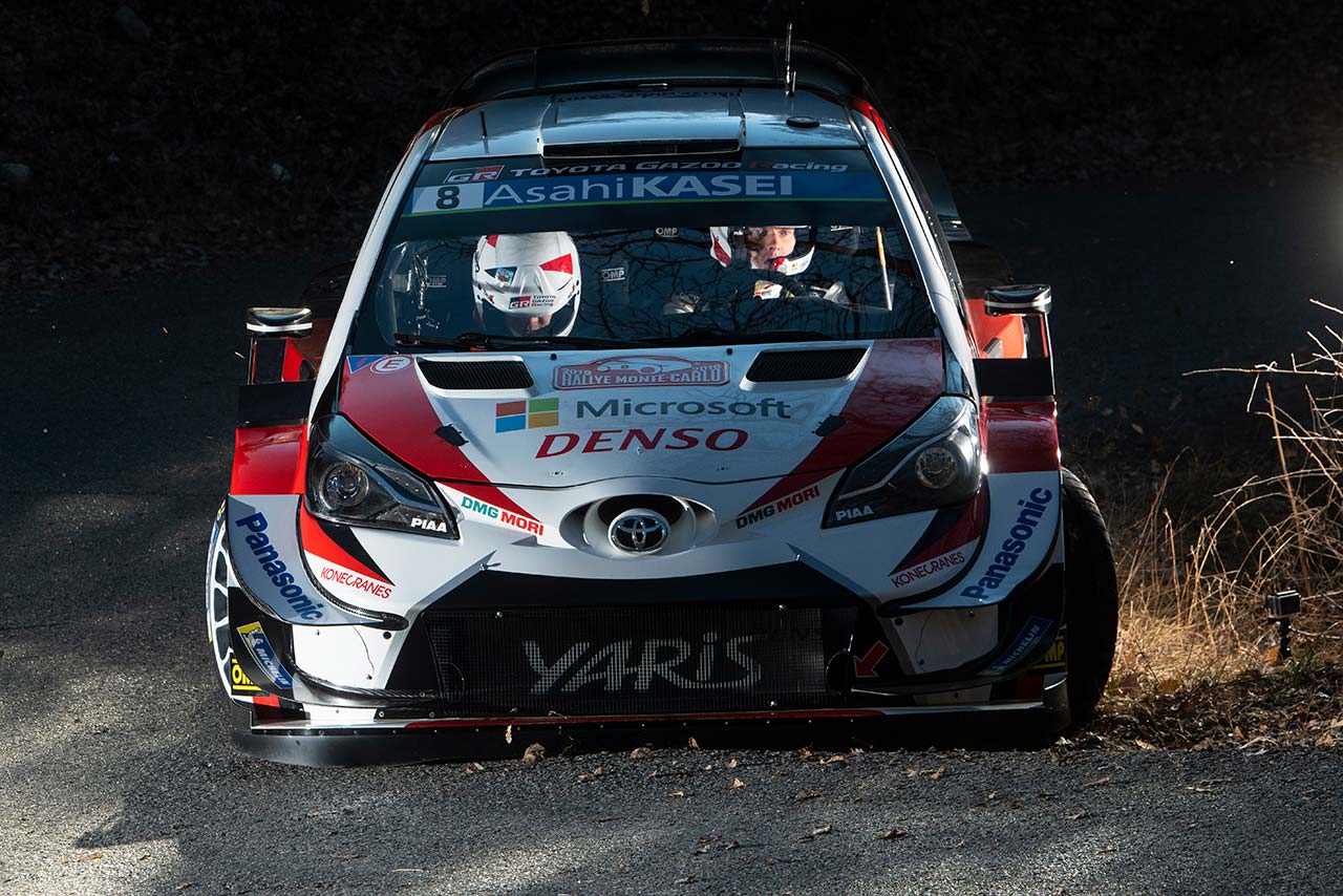 WRCモンテカルロ：トヨタ、3年連続の開幕表彰台。0.4秒差の優勝争い制