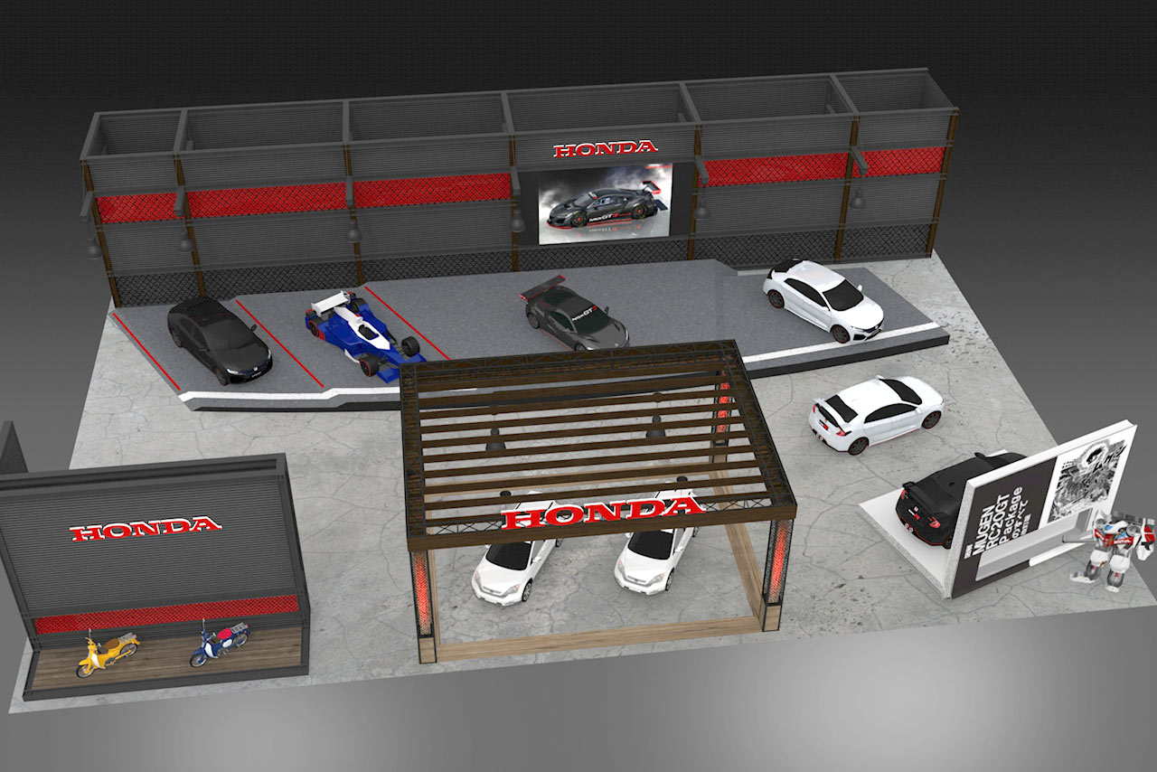 大阪オートメッセのホンダブースイメージ