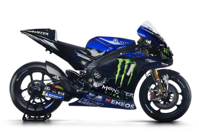 2019年型ヤマハYZR-M1 右サイド（マーベリック・ビニャーレス機）