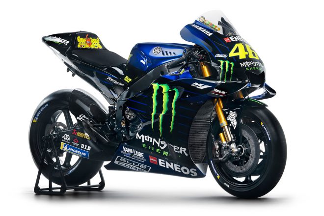 2019年型ヤマハYZR-M1（バレンティーノ・ロッシ機）