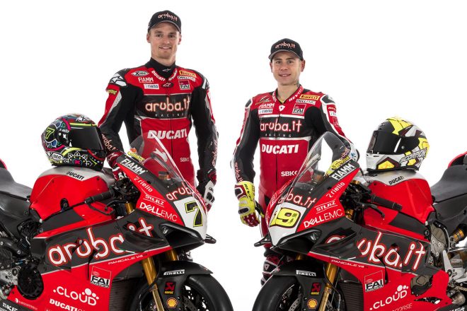 Aruba.it レーシング-ドゥカティのチャズ・デイビスとアルバロ・バウティスタ