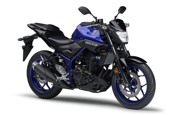 ヤマハMT-03（ディープパープリッシュブルーメタリックC）