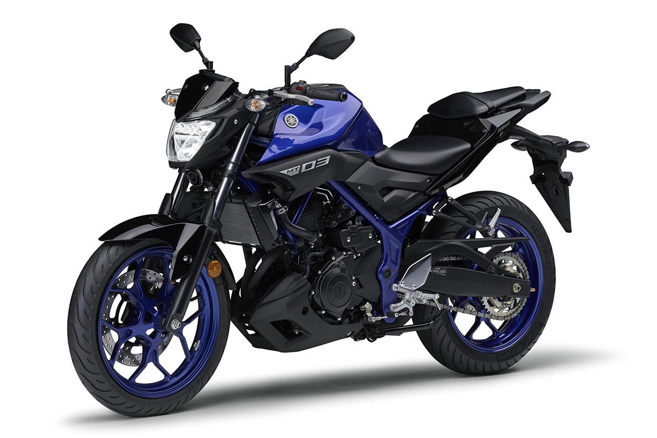 ヤマハMT-03（ディープパープリッシュブルーメタリックC）