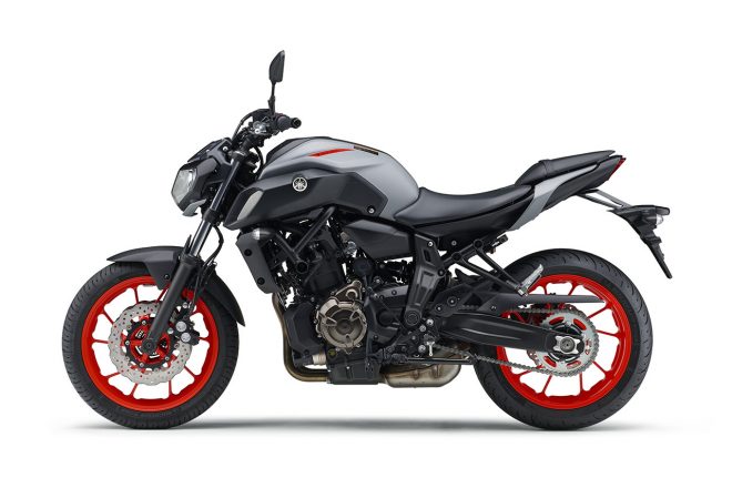 ヤマハMT-07 ABS（マットライトグレーメタリック4）