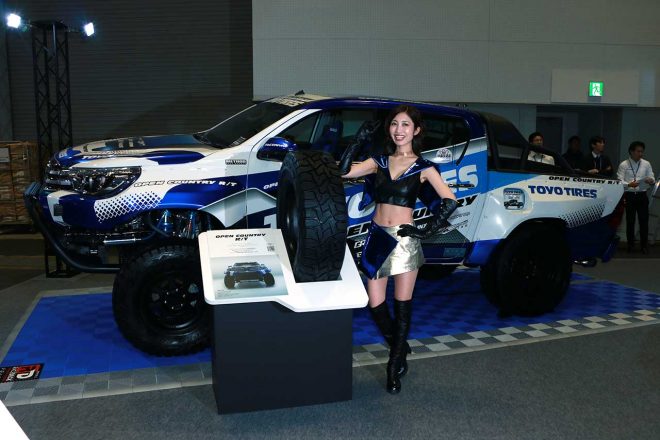 TOYO TIRESブースの様子