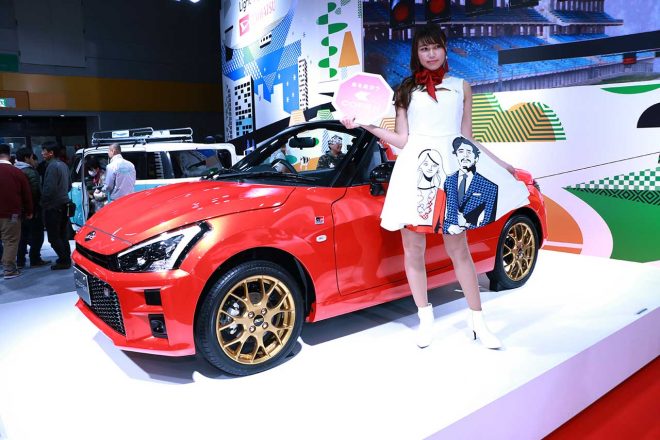 ダイハツブースの様子