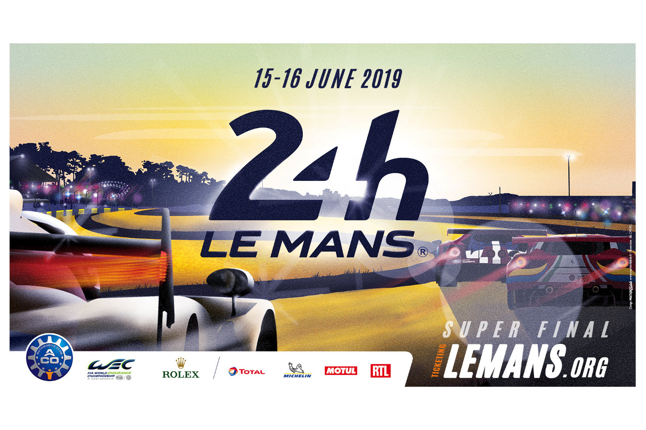 2018／2019年WECスーパーシーズン最終戦として開催される第87回ル・マン24時間のオフィシャルポスター