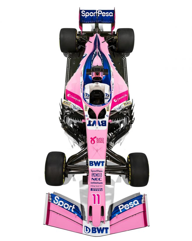 スポーツペサ・レーシング・ポイントF1の2019年カラー