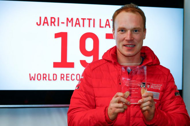 この第2戦スウェーデンでWRC最多出場数を更新するヤリ-マティ・ラトバラ
