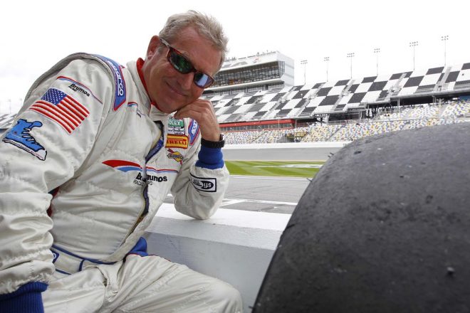 2019年第87回ル・マン24時間のグランドマーシャルを務めるハーレイ・ヘイウッド