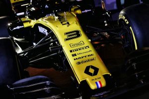 発表会用に準備されたルノーのRS19