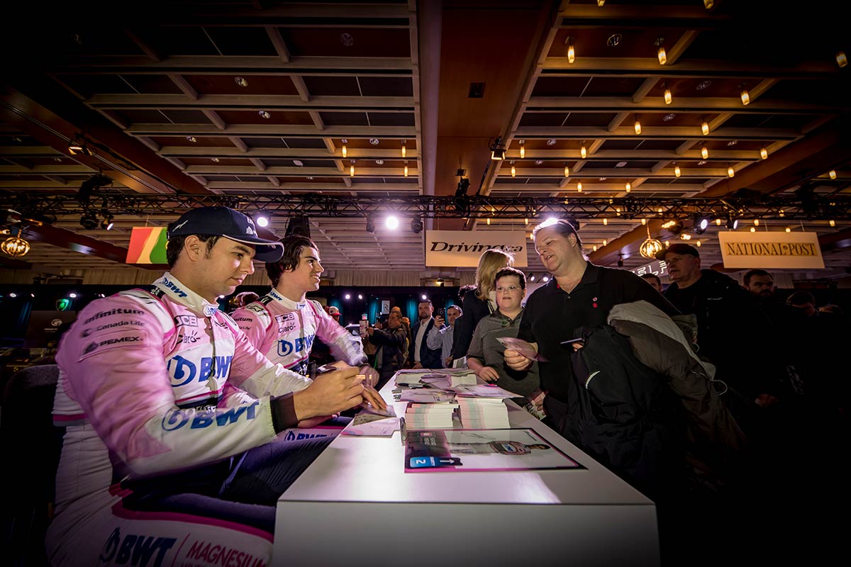 スポーツペス・レーシング・ポイントF1の発表会