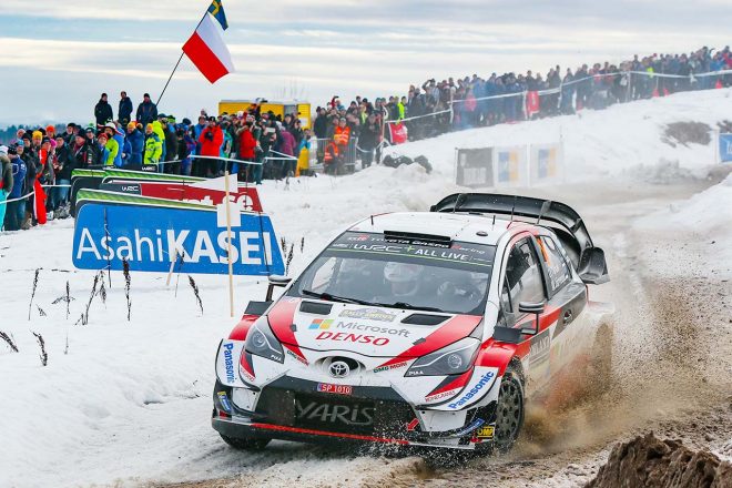 最終SSを走るオット・タナク（トヨタ・ヤリスWRC）