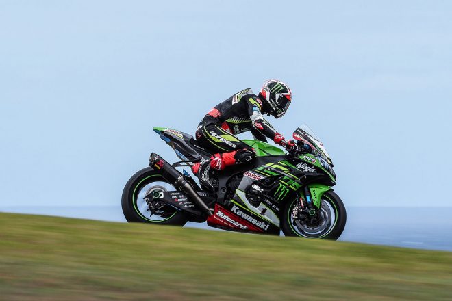 SBKで4連覇中のジョナサン・レイ（カワサキ・レーシングチーム・ワールドSBK）は初日総合3番手