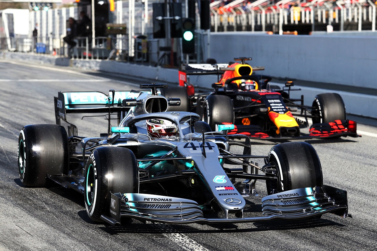 2019年第1回F1テスト1日目　ルイス・ハミルトン（メルセデス）