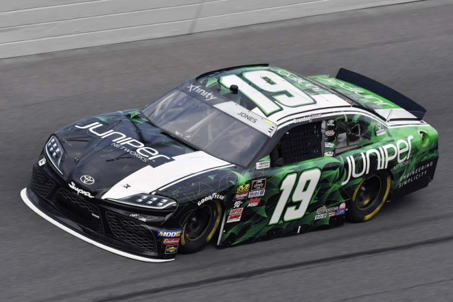 トヨタ・スープラのデビュー戦で3位フィニッシュを果たしたブランドン・ジョーンズ