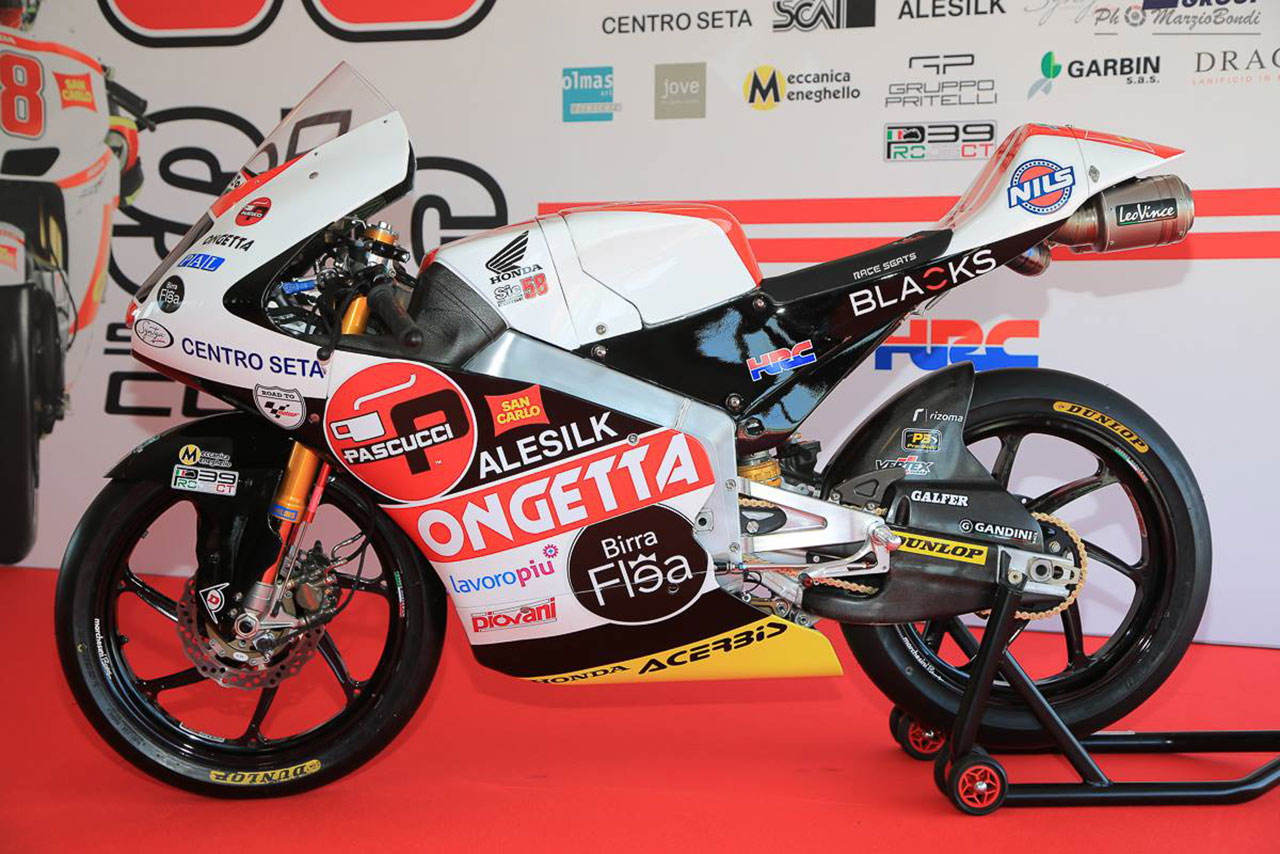 2019年シーズンを戦うSIC58スクアドラ・コルセのホンダNSF250RWのカラーリング