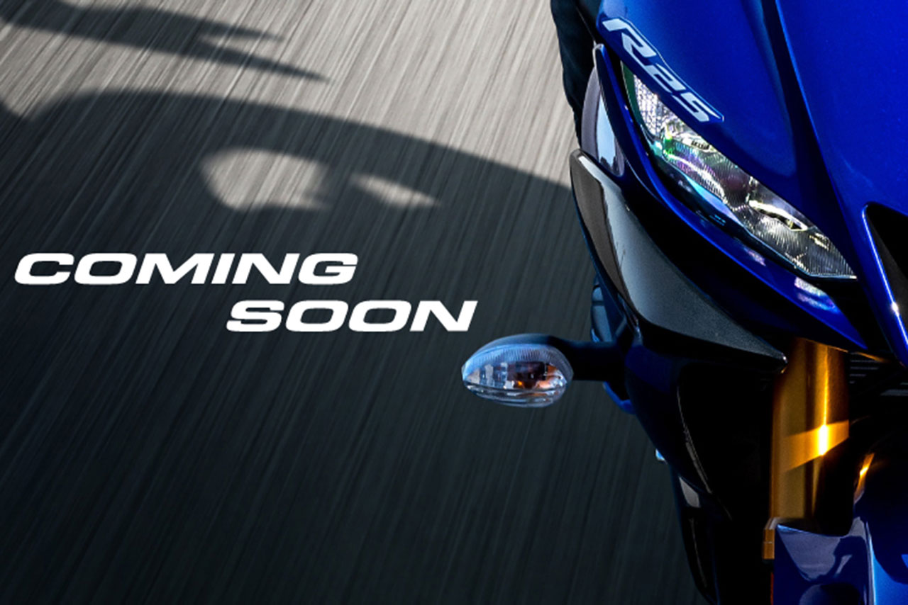 ヤマハの国内ウェブページに公開された2019年型と思われるヤマハYZF-R25のティザー画像