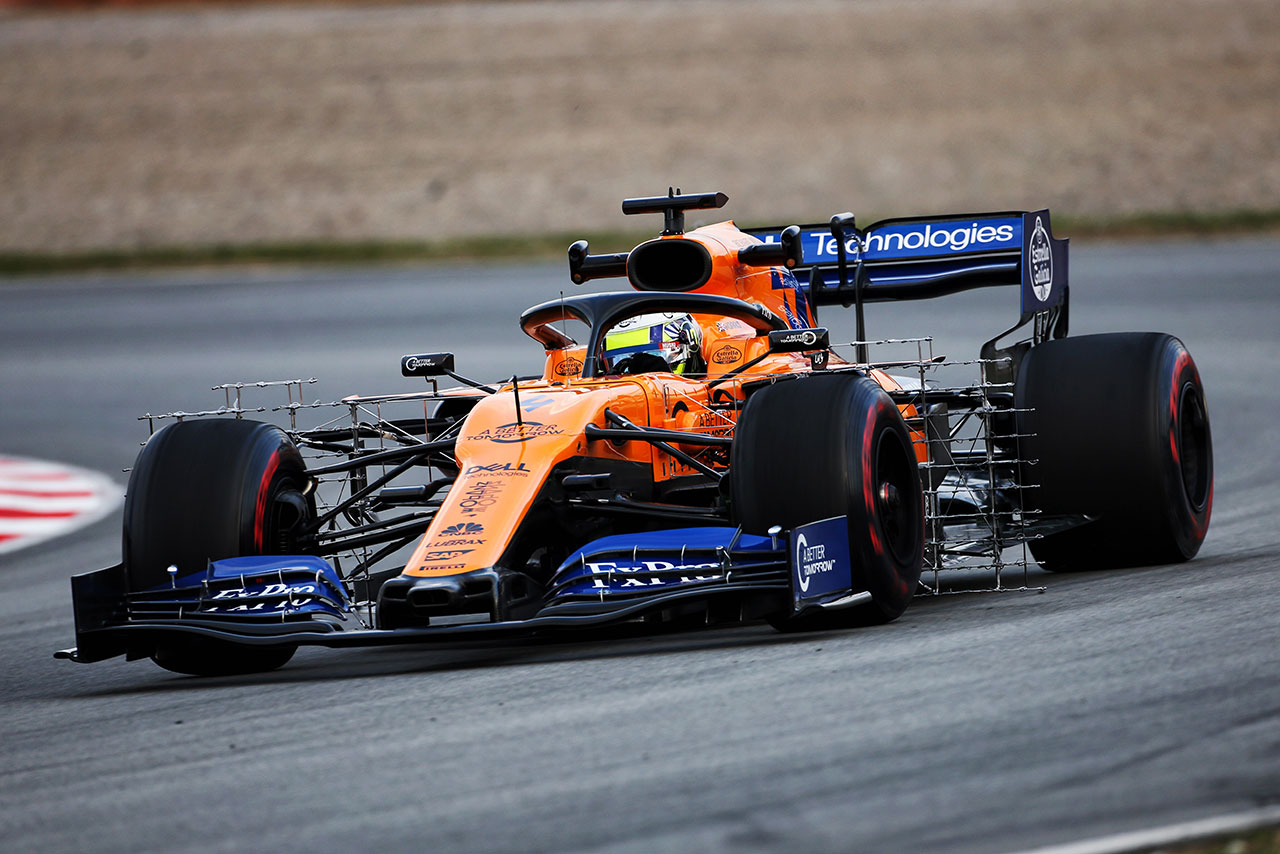 2019年F1バルセロナテスト1回目　ランド・ノリス　マクラーレンMCL34