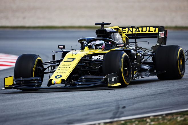 2019年F1バルセロナテスト1回目　ダニエル・リカルド　ルノーRS19