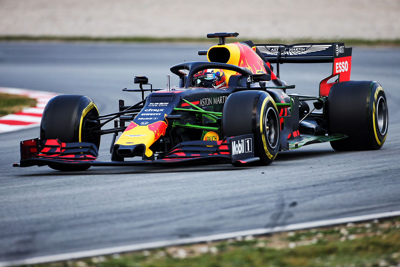 2019年F1バルセロナテスト1回目　マックス・フェルスタッペン　レッドブル・ホンダRB15
