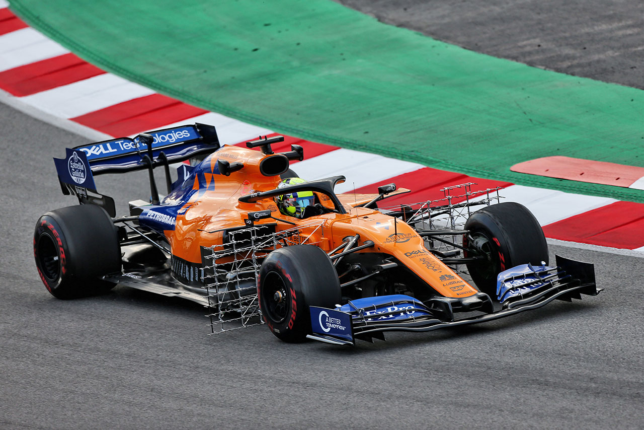 2019年F1バルセロナテスト1回目　ランド・ノリス　マクラーレンMCL34