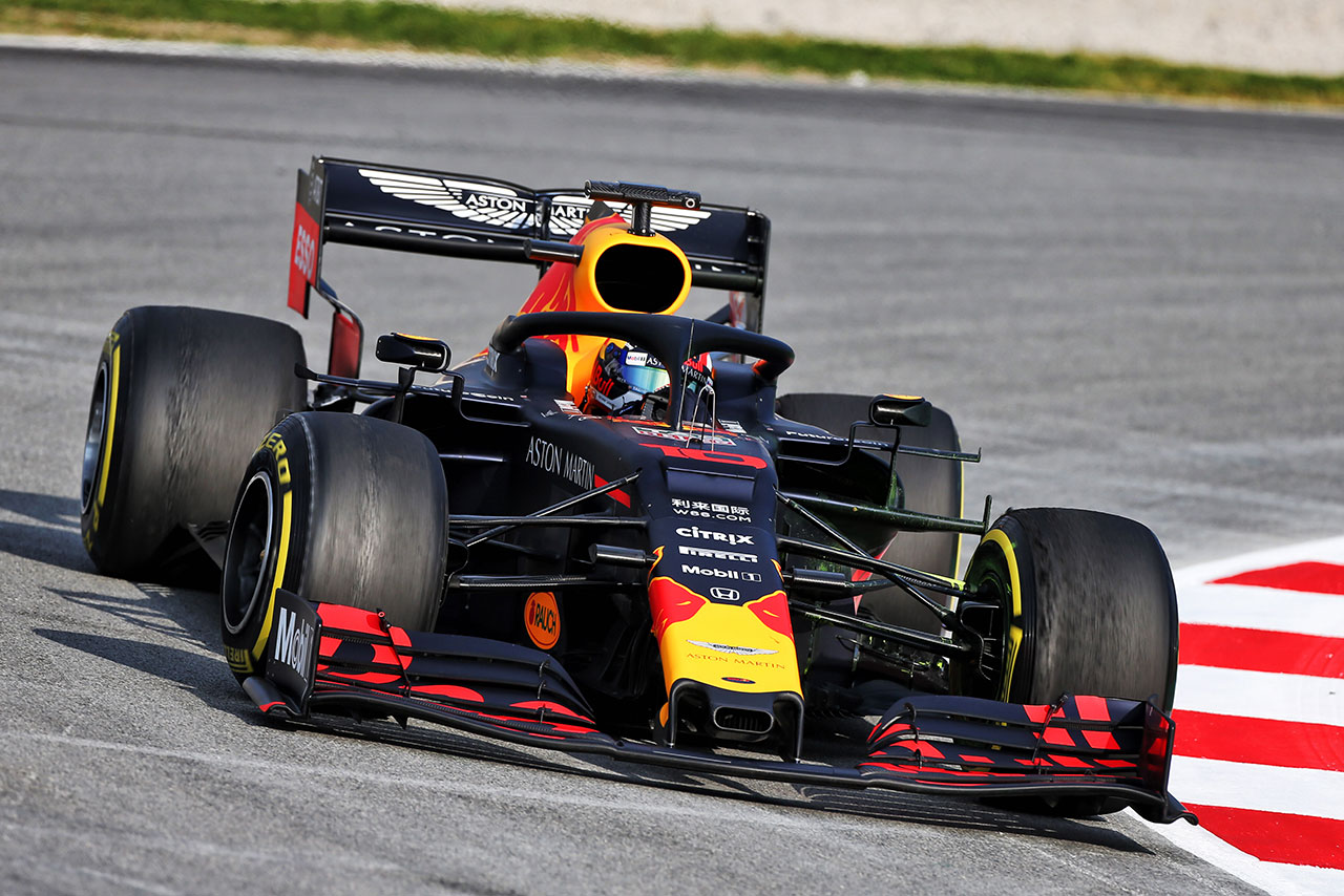 2019年F1バルセロナテスト1回目　ピエール・ガスリー　レッドブル・ホンダRB15