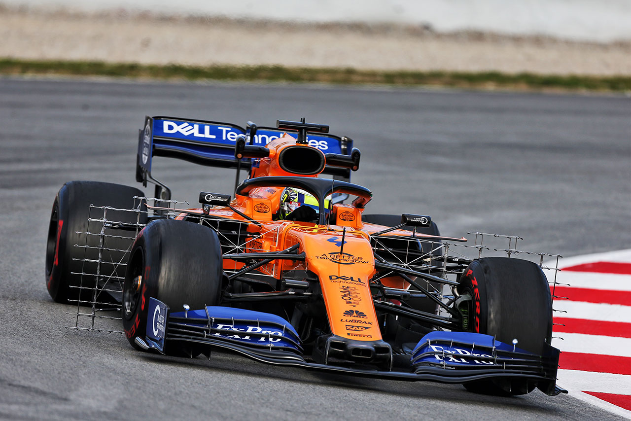 2019年F1バルセロナテスト1回目　ランド・ノリス　マクラーレンMCL34