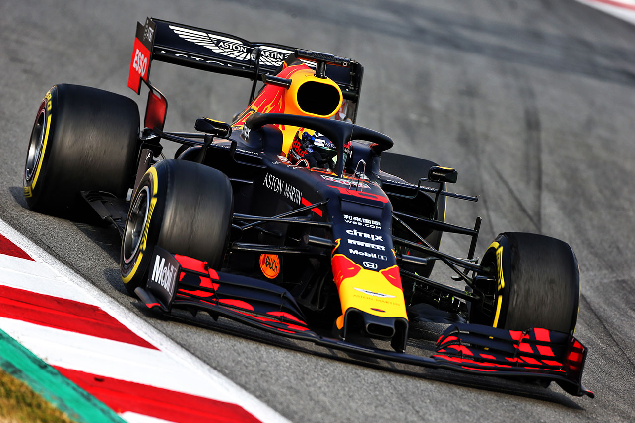 2019年F1バルセロナテスト1回目　ピエール・ガスリー　レッドブル・ホンダRB15
